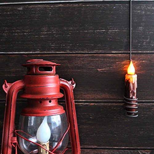 CVHOMEDECO-Real-Wax-Hand-Dipped-Battery-Operated-LED-Timer-Taper-Candles-Rustic-Primitive-Flameless-Lights-Decor-4-34-Inch-Coffee-6-PCS-in-a-Package CVHOMEDECO Real Wax Hand Dipped Battery Operated LED Timer Taper Candles Rustic Primitive Flameless Lights Decor 4 34 Inch Coffee 6 PCS in a Package