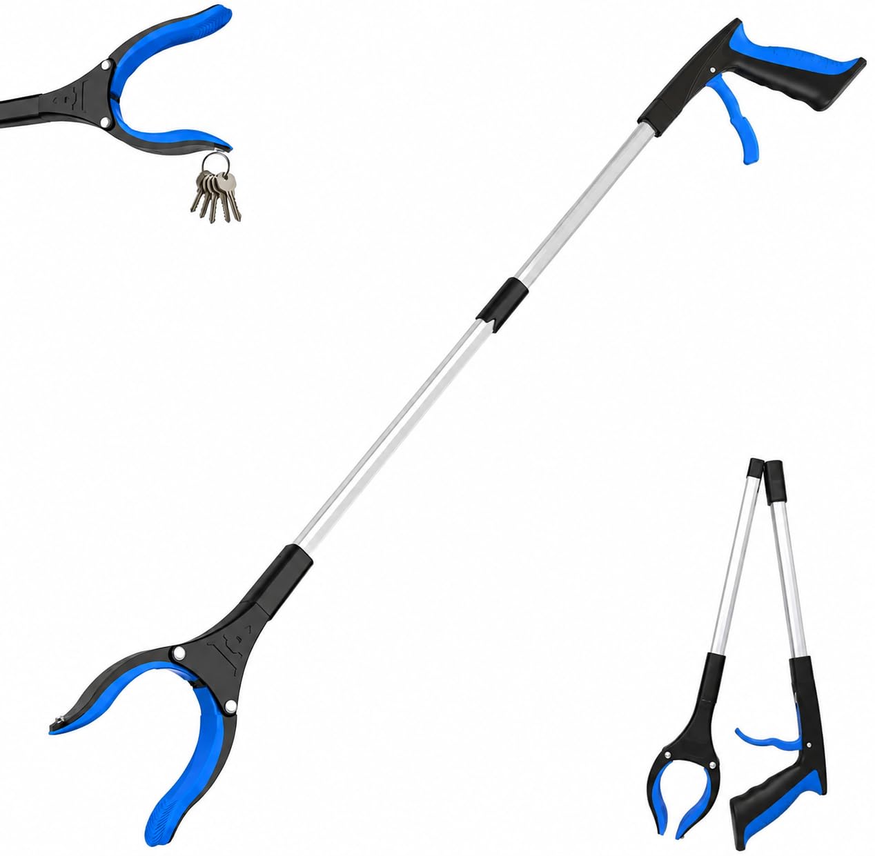 32" inch - Litter Pickers Grabber Stick for Disabled, Long Reach Grabber Stick Heavy Duty, Kids Litter Pickers for Children & Adults, Helping Hand Grabber & Picker Upper Grabber-image-21