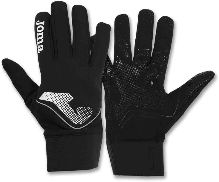 Joma Unisex Football Glove, Unisex_Adult, 400024.100.7, Noir - 100, 7