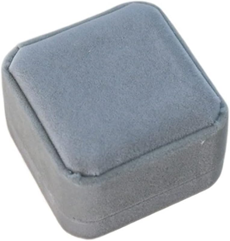 Jewelry Organizer Grey Box Jewelry Display Ring Box Pendant Necklace Gift Box Storage Box Wedding Ring Storage Boxv Boxes