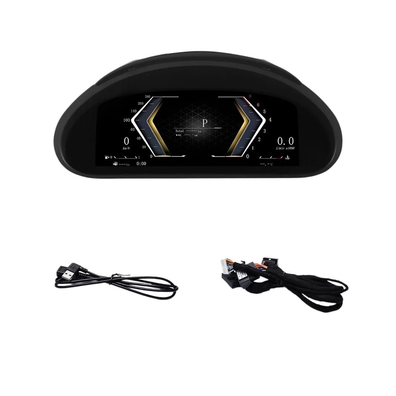 Compatible con BMW E46 320i/325i/330i/M3 1998-2006 Tablero de instrumentos digital de 10,25 pulgadas Instrumento virtual Panel LCD completo Plug & Play