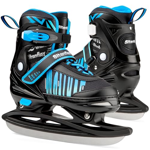 Sitanflex Adjustable Ice Skates for Kids Girls Boys, Kids Ice Hockey Skates for...