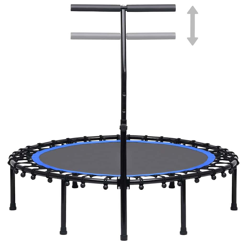 vidaXL Trampolina fitness z uchwytem, 122 cm