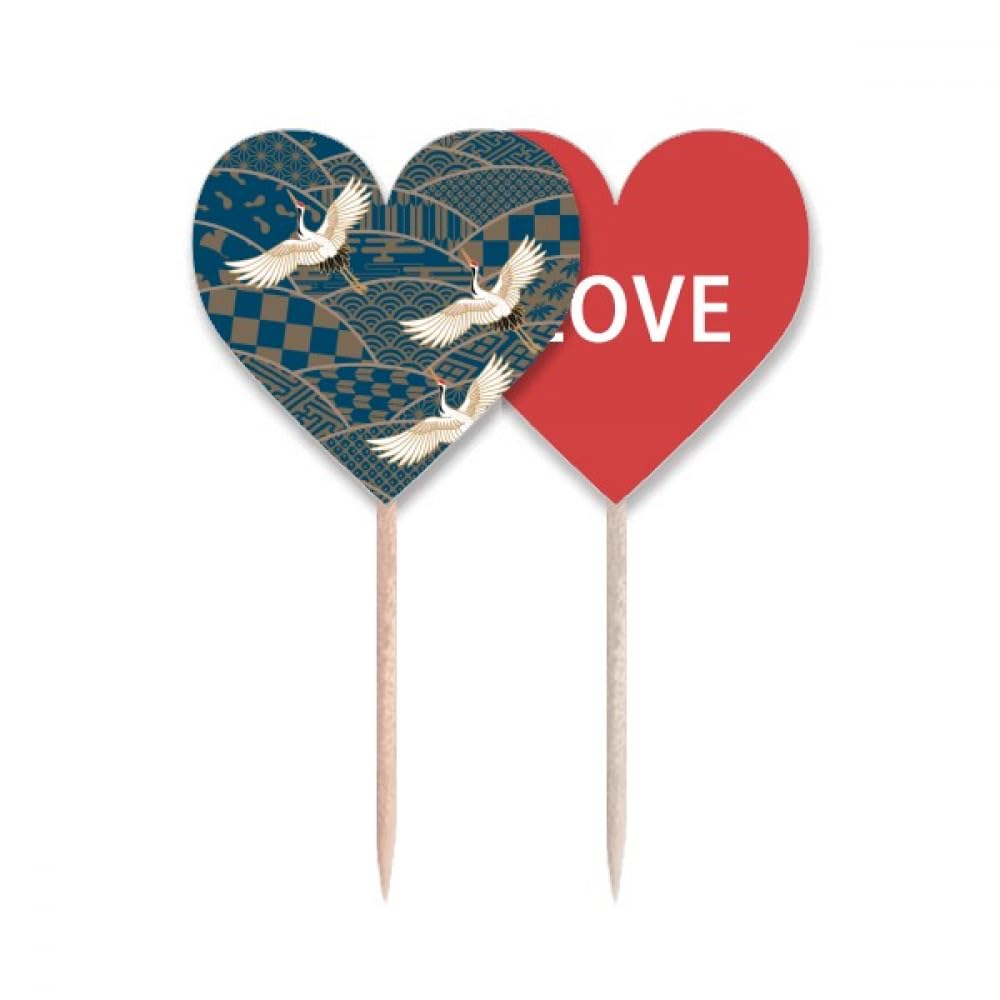 Cure-dents drapeau décoration cupcake pick érable géométrie pour buffet mariage et fête