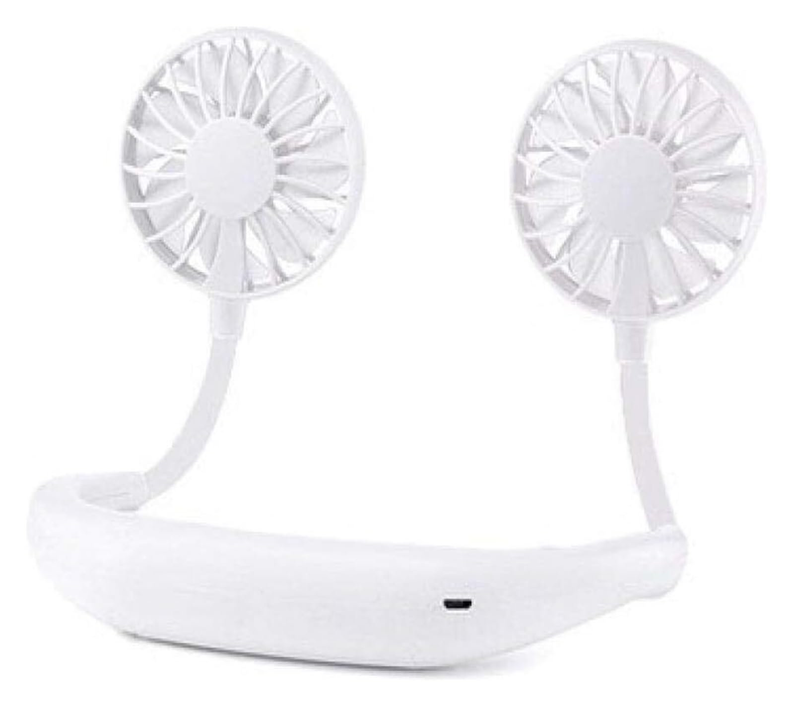 ZFPKXHVMG Bladeless Personal Fan, Mini Portable Hanging Neck Fan USB(White)