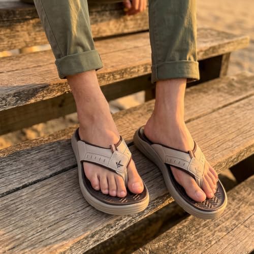 Image of KazarMax Men Slipper | Lightweight | Skid Resistent | Super comfortable Sporty Thong Flip-Flops Slippers For Men