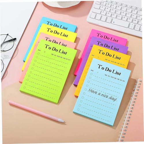Bloc notes adhésifs multicolores pour optimiser le bureau et la maison