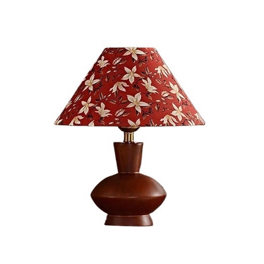 Lampe de Bureau Lampe De Table Mariage Style Rétro for La Maison, Décorative en Bois Massif for Chambre À Coucher, Salon, Armoire Latérale