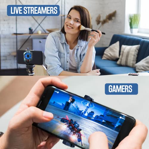 Image of TRILINK Phone Cooler for Gaming, Universal Smartphone Cooling Fan with Two Modes, Radiator Case for iPhone Android 4.5-7in, Cooler for Live Streaming