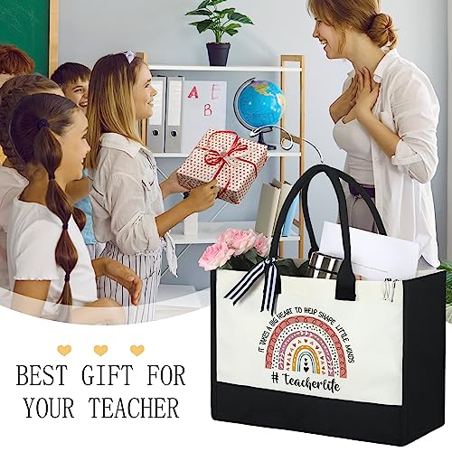 Bolsa Tote de Lona para Docentes, Juego de 2 Piezas miniatura 2