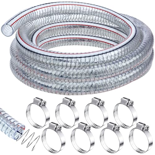 Frienda Heavy Duty PVC Wire Reinforced Tubing 1 in ID