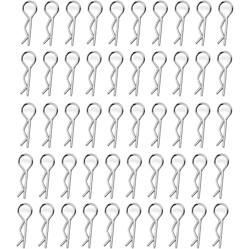 GVSS 50 piezas RC Car Body Clips, R Clips de acero...
