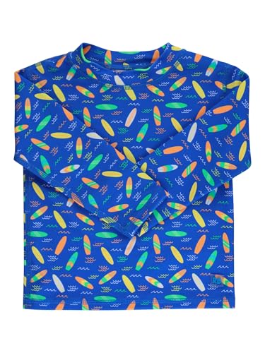 Image of RUGGEDBUTTS Baby /Toddler Boys Long Sleeve Rash Guard Swim Shirt w /UPF 50+