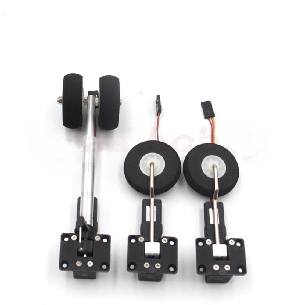 Sparkhobby 25g Worm with Steering Damping Retractable Landing Gear Digital Servoless Metal for Fixed-Wing Board Aircraft DIY (one Set Classic A)