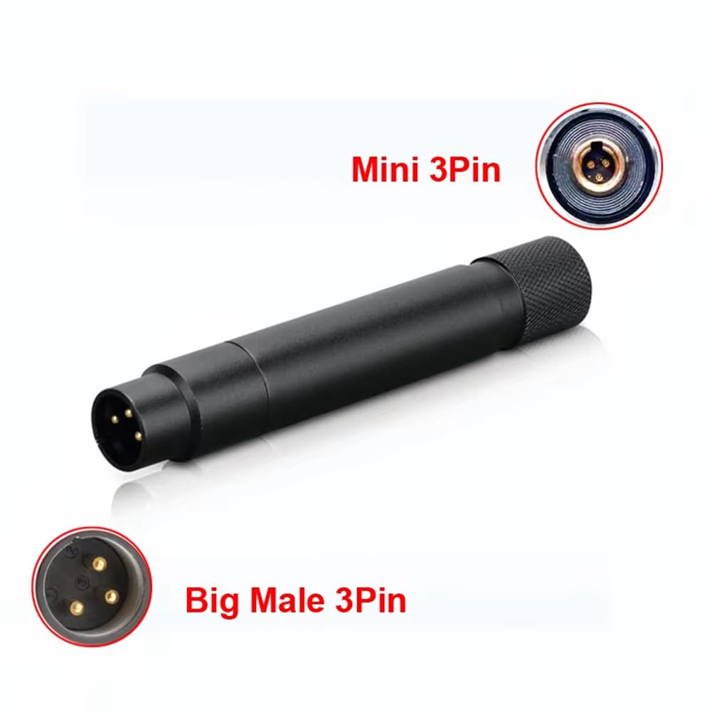 48V Phantom Power XLR-Adapter 1,5V auf 48V Phantomversorgung Mini-Instrumenten-Kondensatormikrofon-Adapter 3-Polig