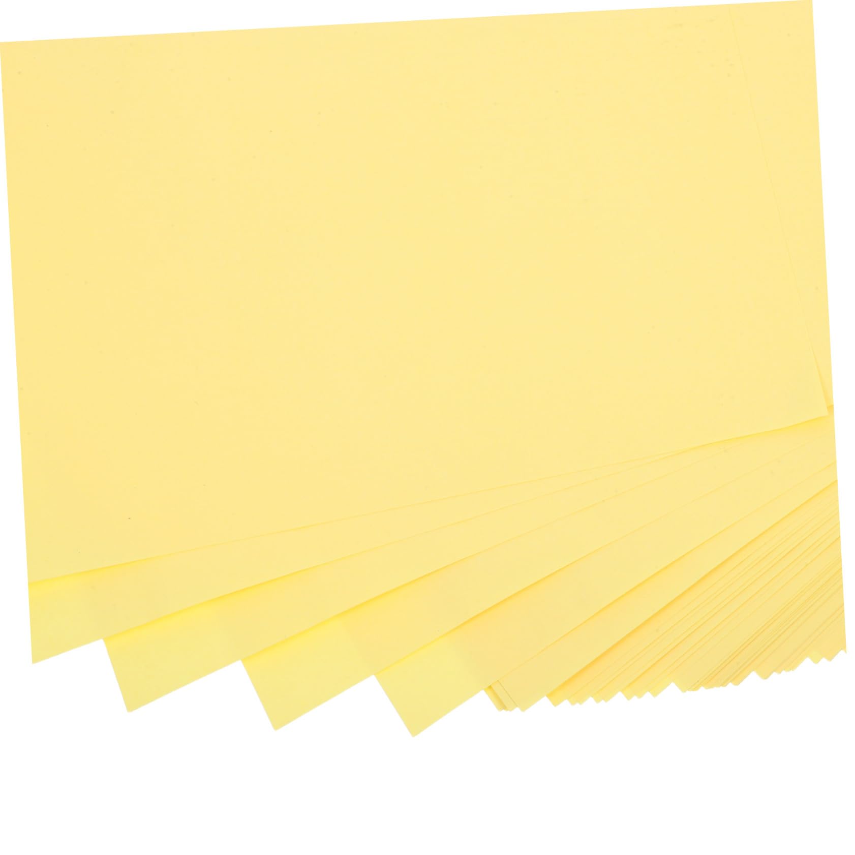 VILLCASE 200pezzi Carta Colorata Gialla Per Stampante Carta Per Fotocopie Per Stampa Creazioni Artigianali Uso in Ufficio o Scuola