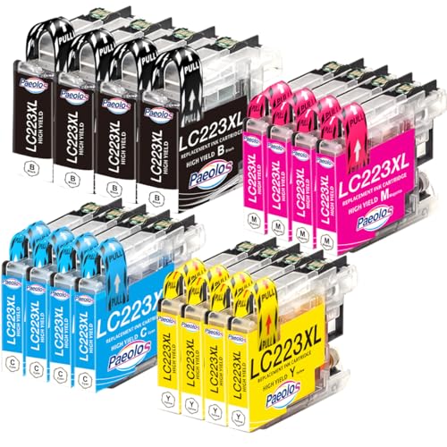 16x LC223 LC 223 Druckerpatronen Kompatibel für Brother LC223 XL Multipack LC-223 für Brother MFC J5320DW J4420DW DCP J562DW J4120DW MFC J880DW J480DW J5620DW J4620DW J4625DW J5625DW J5720DW (16 Pack) 16x LC223 LC 223 Druckerpatronen Kompatibel für Brother LC223 XL Multipack LC-223 für Brother MFC J5320DW J4420DW DCP J562DW J4120DW MFC J880DW J480DW J5620DW J4620DW J4625DW J5625DW J5720DW (16 Pack)