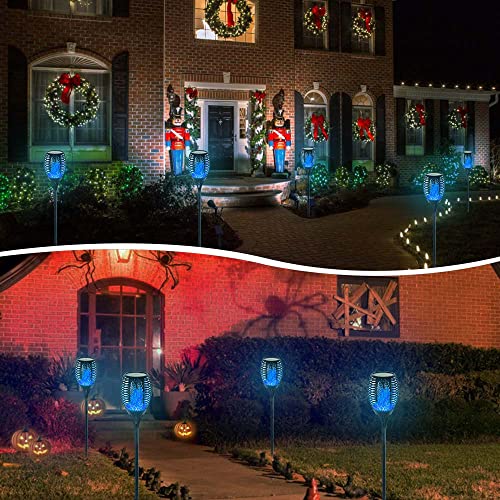 Eoyizw Solar Outdoor Lights, 43" 2 Pack Premium 99 Leds Solar Torch Lights For Garden Decor- Ip65 Waterproof Outdoor Lights Solar Powered Garden Lights Decorative For Garden Yard Patio Porch #TOP1