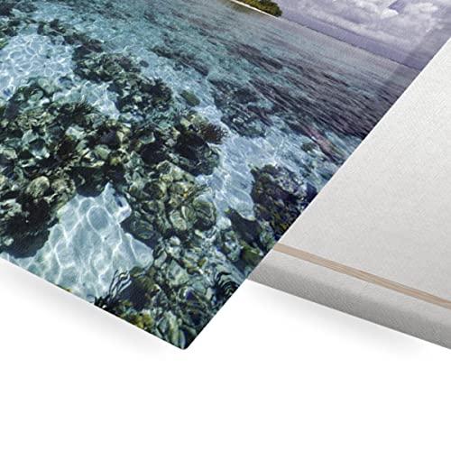 Tableau île paradisiaque pour illuminer une pièce sombre facilement - 2