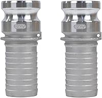 Vista 1 de 2 accesorios de bloqueo de leva fundida por gravedad de aluminio de 2 pulgadas, accesorio de manguera de leva y ranura de 2 pulgadas, adaptador