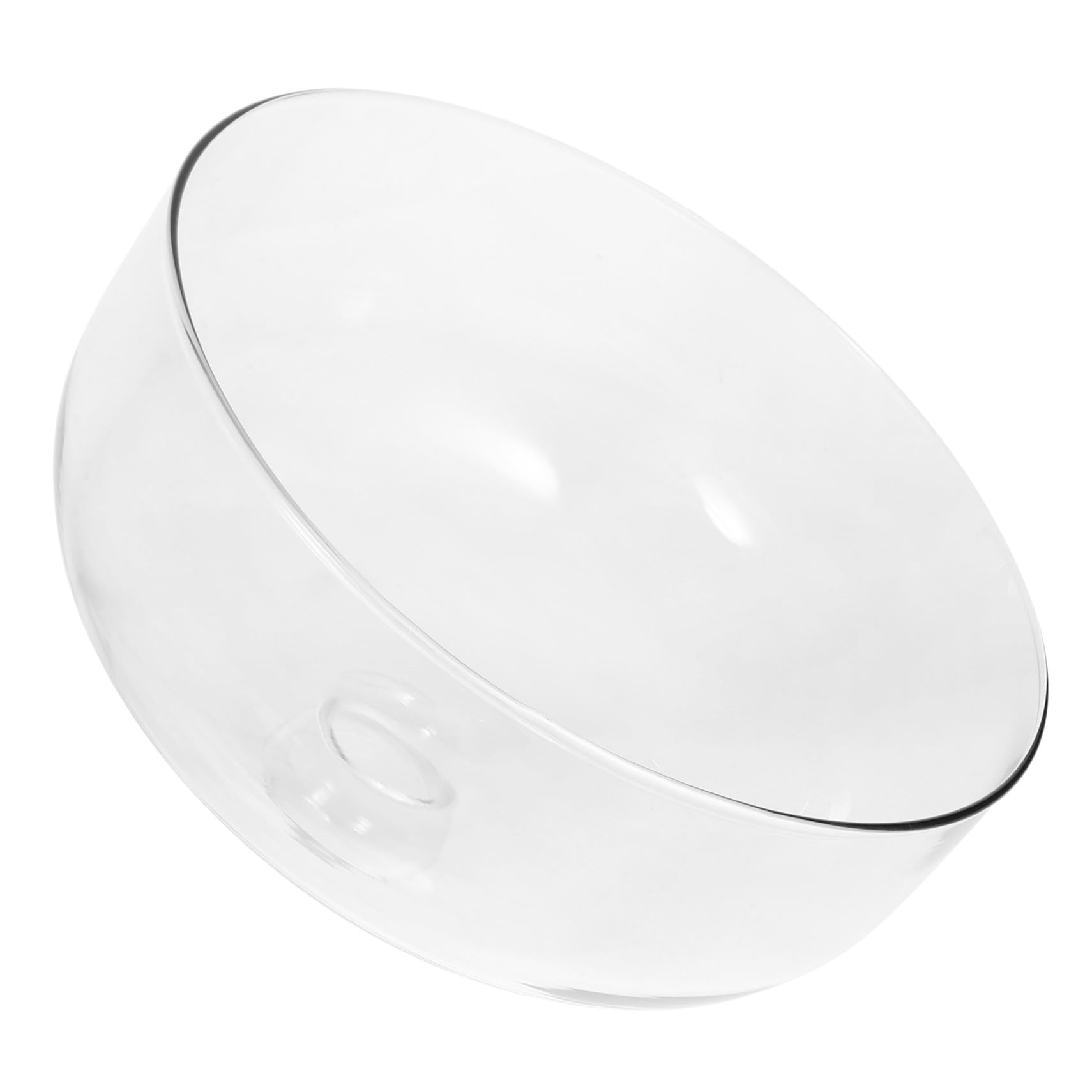 Alipis Cubierta de Vidrio Transparente para Alimentos Campana Protectora para Tartas y Pasteles Diseño Compacto y Resistente sin Plomo Alta Visibilidad y Protección contra Polvo para Uso