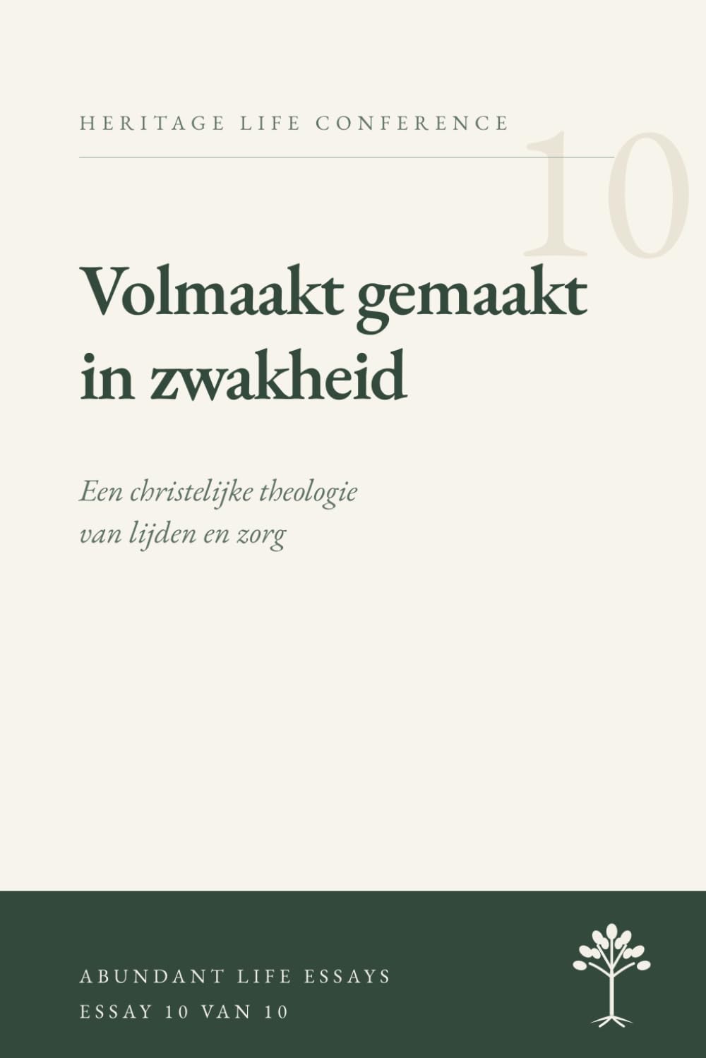 Volmaakt gemaakt in zwakheid: Een christelijke theologie van lijden en zorg (Abundant Life (Overvloedig Leven))