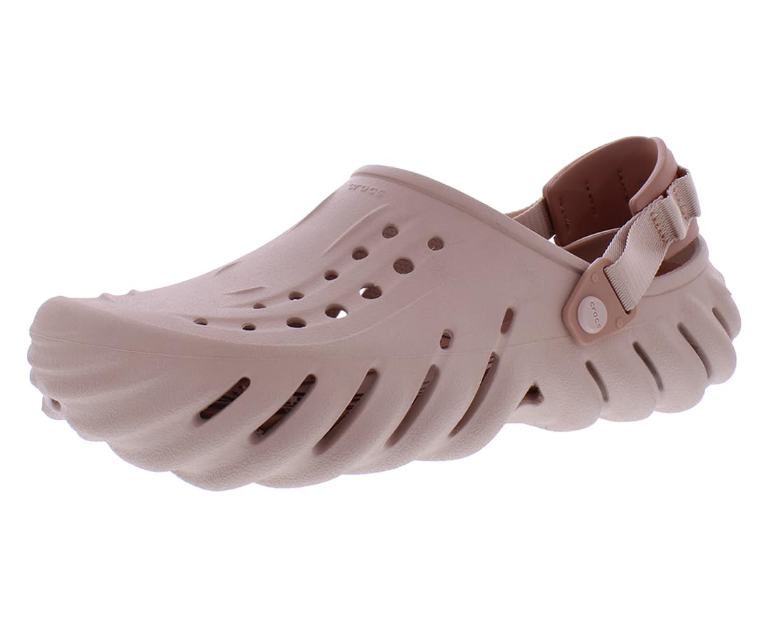 Crocs Echo Mens Shoes Size 9, Color: Pink Clay/Rosy Pink