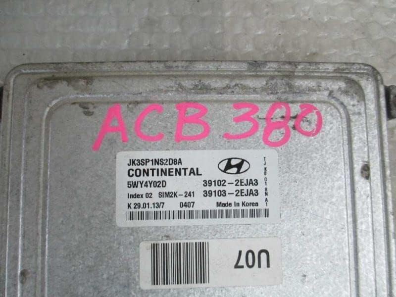 Engine ECM Control Module 1.8L at Fits 13 Elantra 39103-2EJA3 391032EJA3