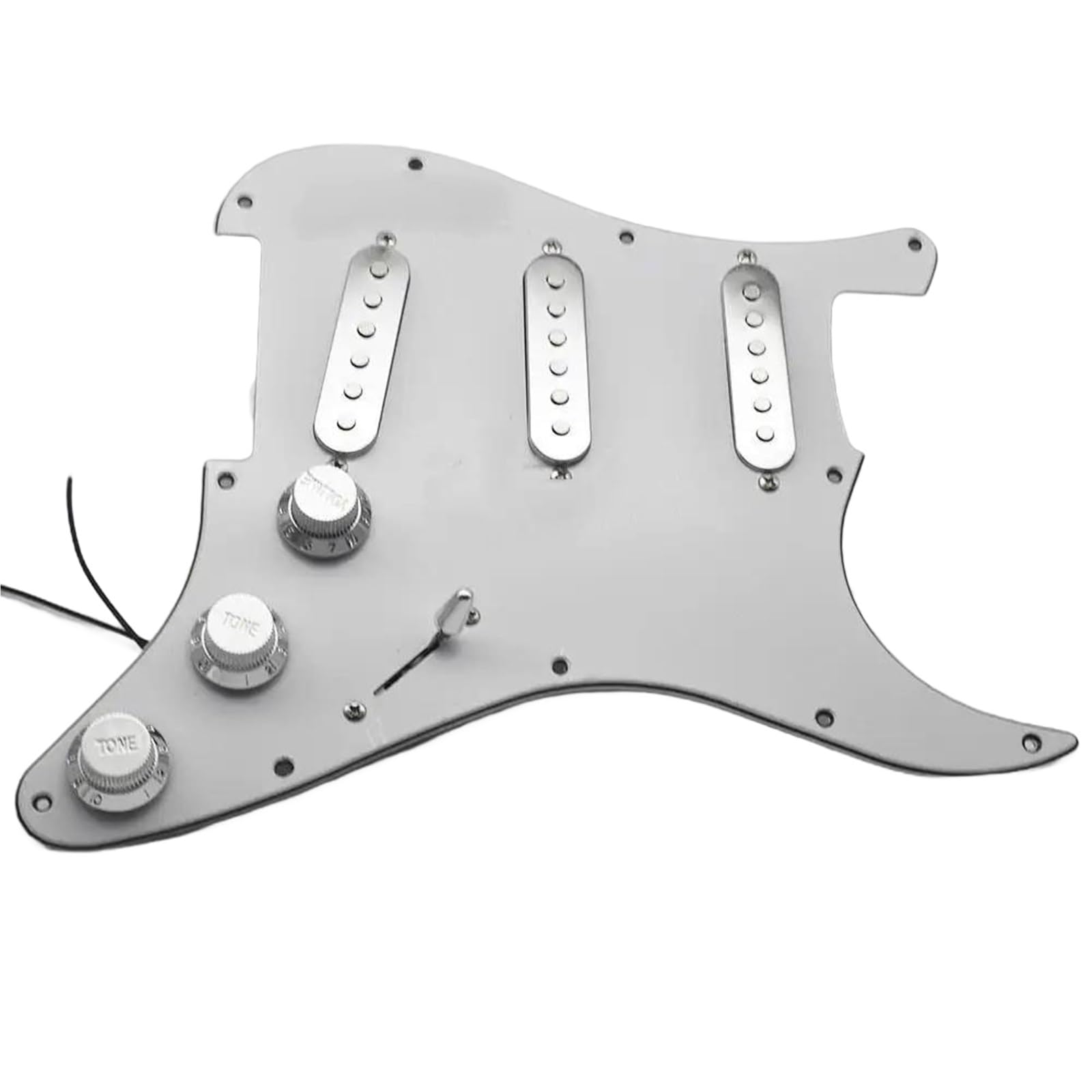 Pickguard Załadowany Do Gitary Przetworniki Do Gitary Elektrycznej Chromowane