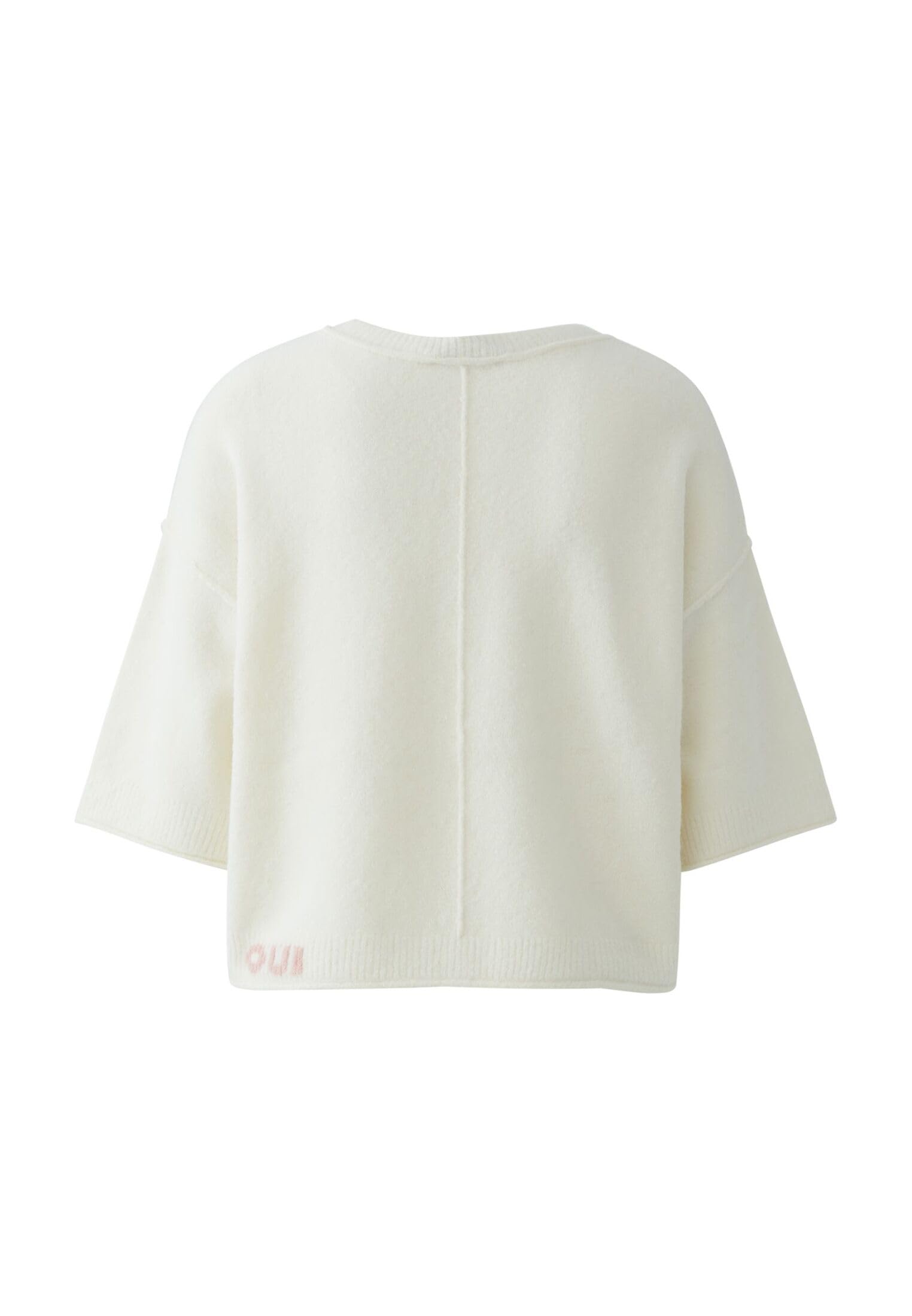 Oui Damen Pullover boxy geschnitten Uni