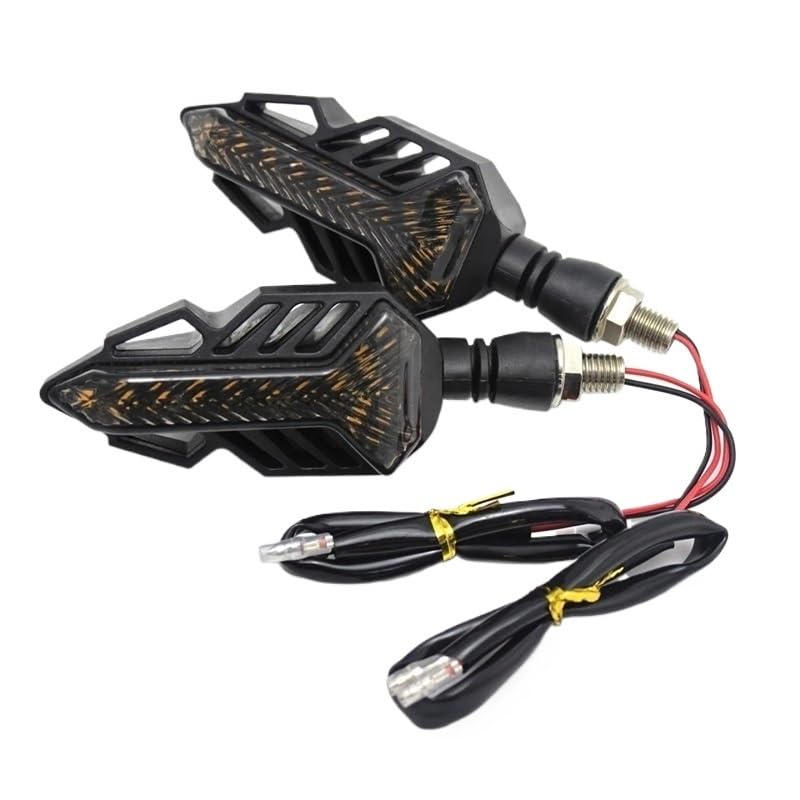 Clignotant pour moto ambre séquentiel à LED dynamiques et fluides