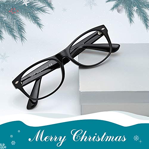 Image of Cyxus Semi Rim Blue Light Glasses for Men Women TR90 Metal Frame UV Blocking Computer Glasses Clear Lens Square Eyewear