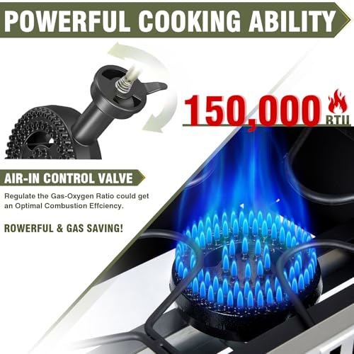 Bestfire 2 Burner Outdoor Propane Gas Stove design and build