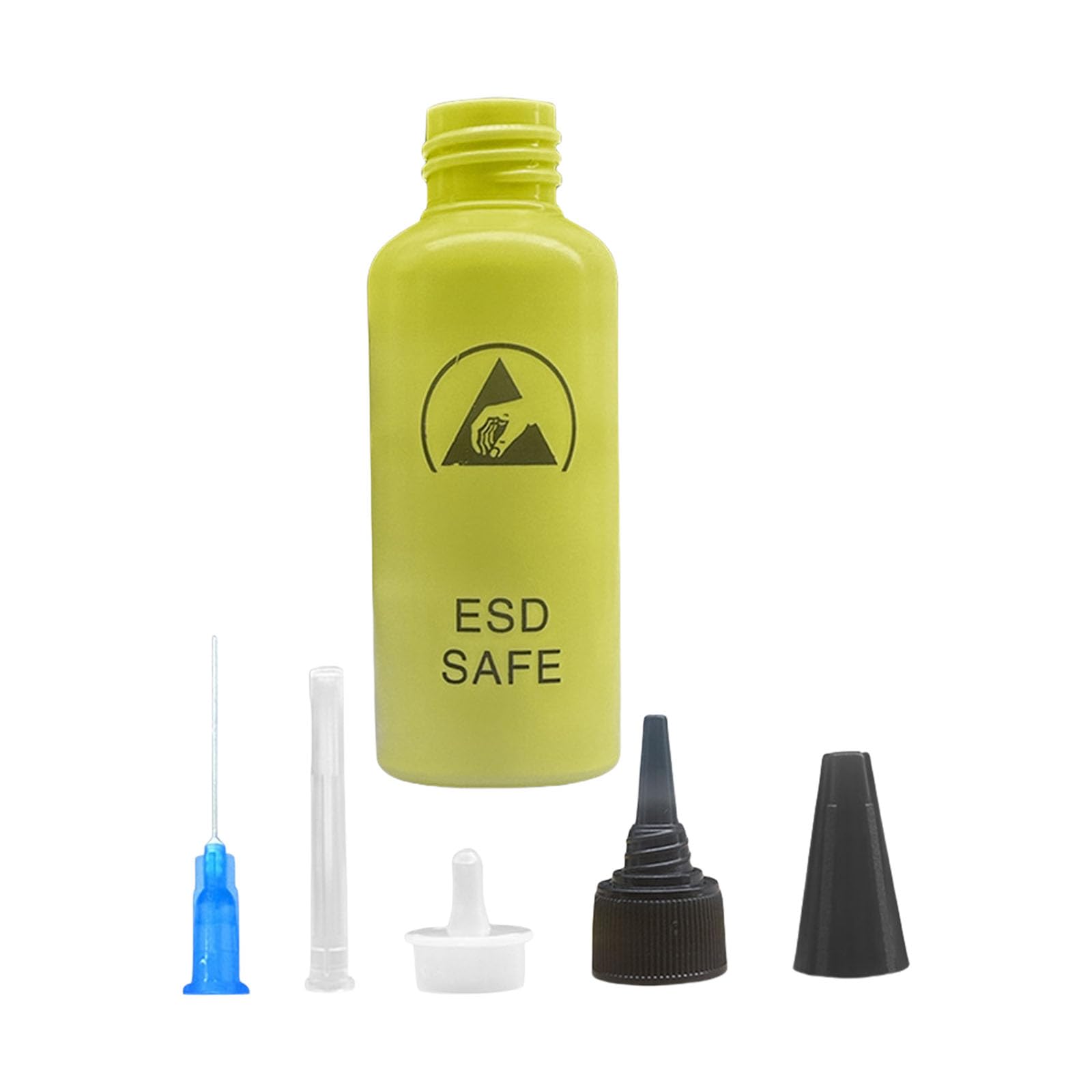 Hsioluted Yellow 65Ml 65Ml Dispenser Solvent Bottle Leak Proof Needle Bottle For Glues Removal Hand Tool Maintenance Projects Industrial Equipment Cleaning Solvent