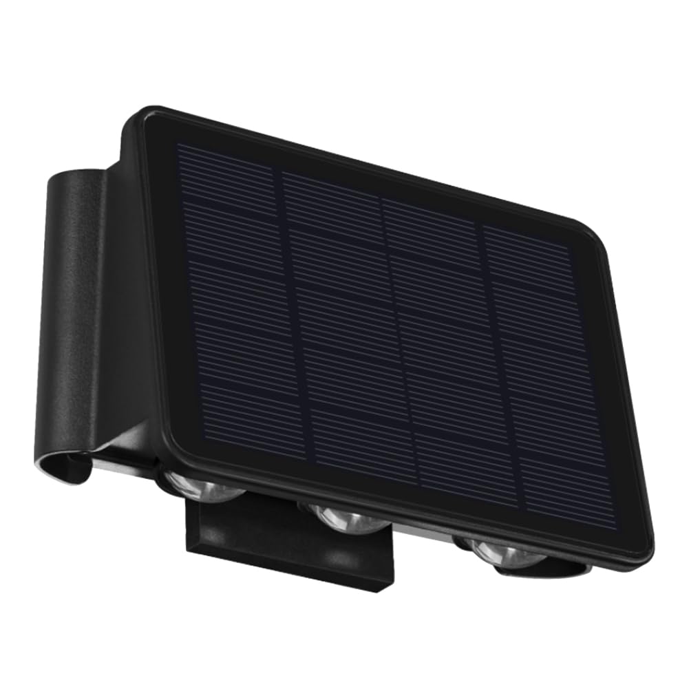 detee Solar Wall Light Outdoor Up-Down Lighting LED Lamp Solar Wall Washing Lights for Courtyard Garden