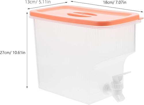 Miniatura 2 de Dispensador de agua de 1 galón para refrigerador con espiga dispensador de bebidas de plástico a prueba de fugas Contenedor de bebidas de verano