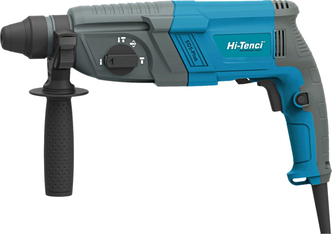 Hi-Tenci 26mm Hammer Drill Reverse Forward Function HT-1600W Heavy Duty with 5 SDS Drill Bits and Depth Gauge (B0C9DSRKS4) Amazon Price History, Amazon Price Tracker
