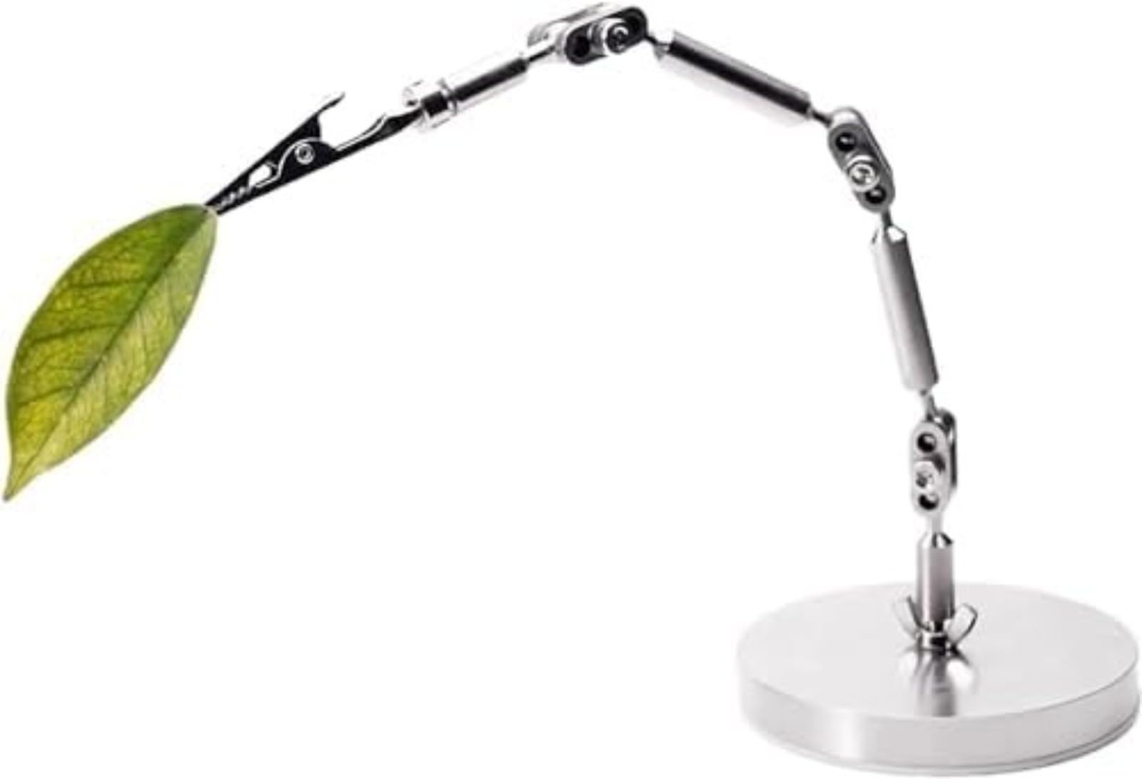 Soporte De Tercera Mano Helping Hand Tool, Brazo Flexible Ajustable con 5 Conectores, Base De Acero Inoxidable Resistente, Soporte para Pinza De Cocodrilo para Animadores, Maq