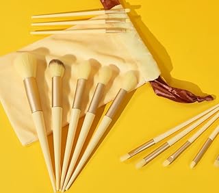 Juego de brochas de maquillaje, 13 piezas, co...
