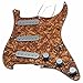 Dopro Custom Loaded Strat SSS Pickguard Prewired ST Pickguard with Ceramic Pickups for USA/Mexican Fender