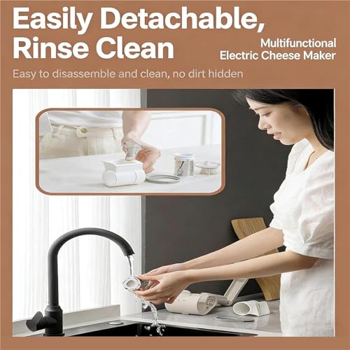 Rallador eléctrico rotatorio para queso, portátil miniatura 6