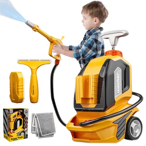 Jouet de lavage de voiture pour enfants, le cadeau idéal avec grattoir et éponge