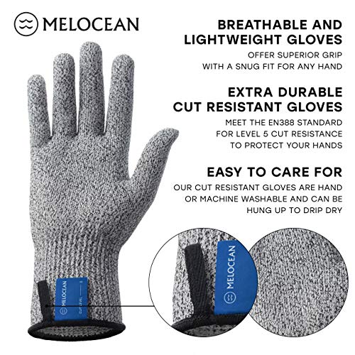 Melocean Professional Oyster Shucking Knife and Gloves Set in Gift Box - image 4
