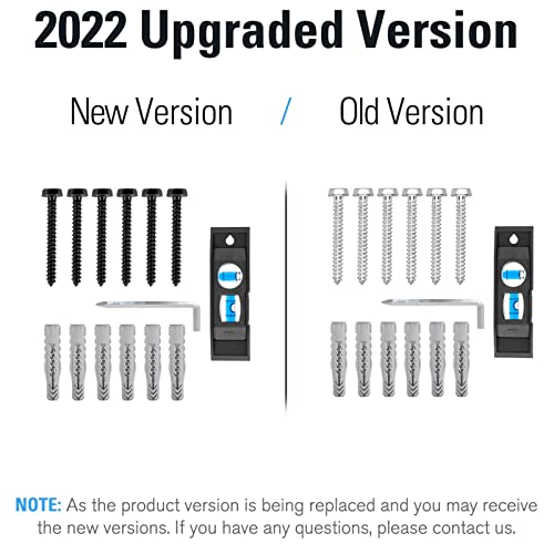 Mounting Dream Lag Bolt Kit For Tv Wall Mount Comes With M8 Lag Bolt For Wood Stud, Fischer Anchors For Concrete Wall, Includes Allen Key And Bubble Level For Easy Installation Md5753 #TOP1