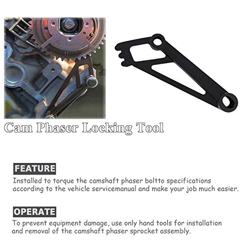 Engines Repair Tools Kit For Ford 4.6L/5.4L/6.8L 3V Valve Spring Compressor, Crankshaft Positioning Tool, Cam Phaser Holding Tool, Cam Phaser Lockout Kit, Timing Chain Locking Tool And Pulley Bolt #TOP5