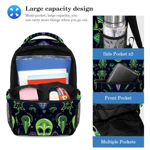 Sac à dos garçons et filles avec trousse à crayons grand compartiment - 3
