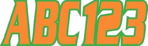 STIFFIE Hardline - Calcomanías de identificación alfanuméricas, adhesivos de números de registro para barcos y embarcaciones personales, color