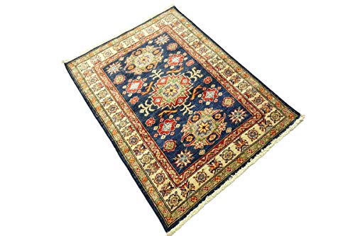 Tapis Kazak afghan authentique pour sublimer l'ambiance de votre salon 119x88