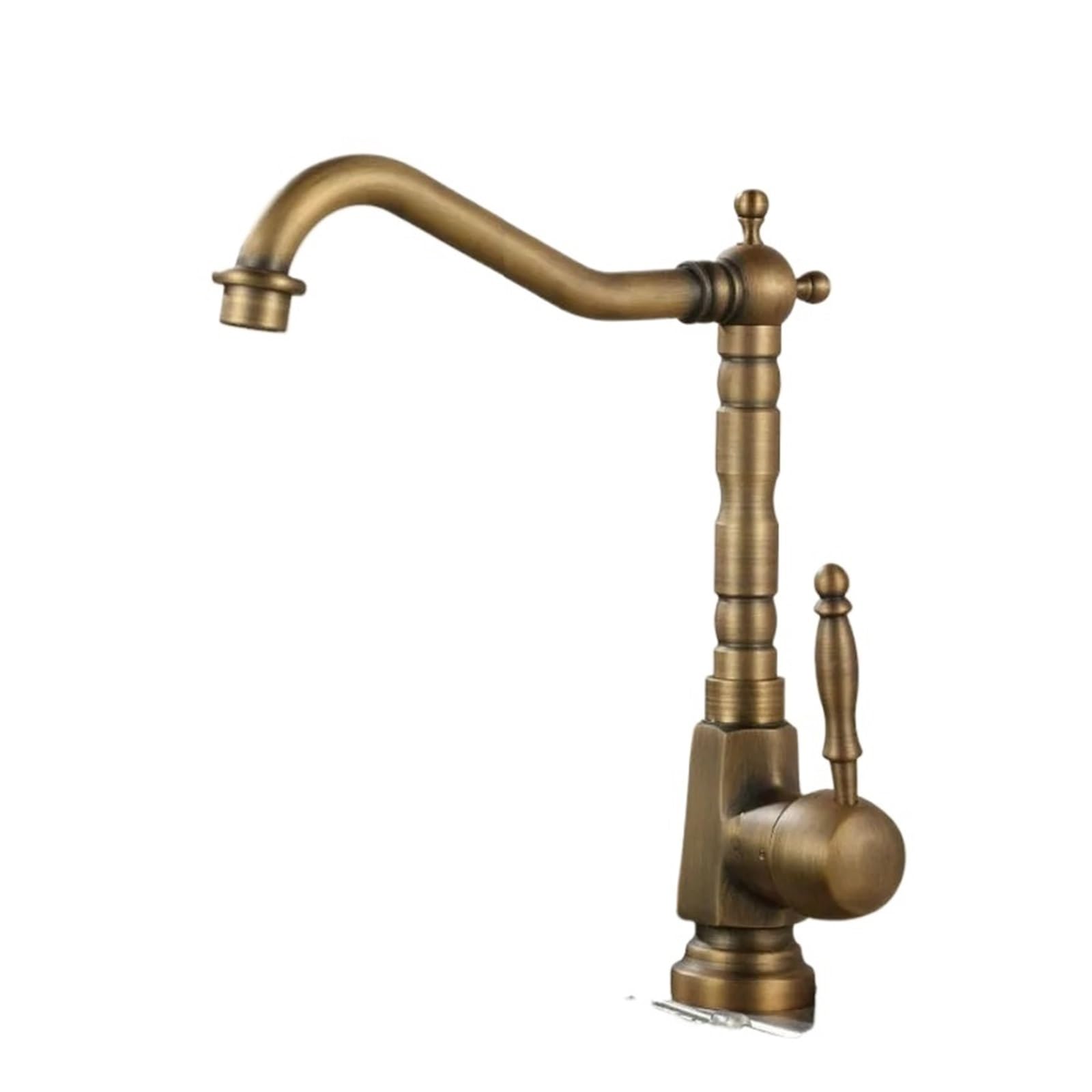 Grifo de cocina de latón antiguo YT-6025 giratorio 360 grados mezclador para lavabo