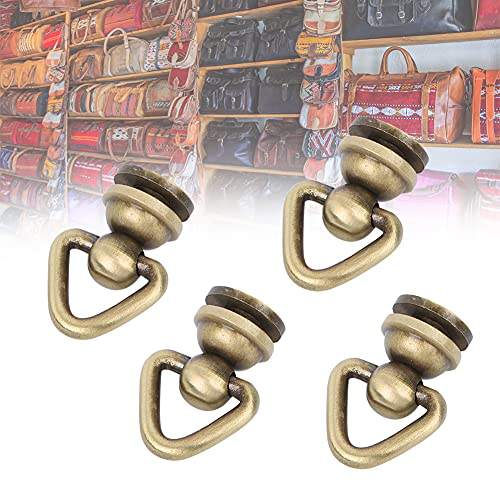 Rebite para parafusos, 4 peças de rebite redondo, para decoração de bolsas, sapatos, decoração de ci